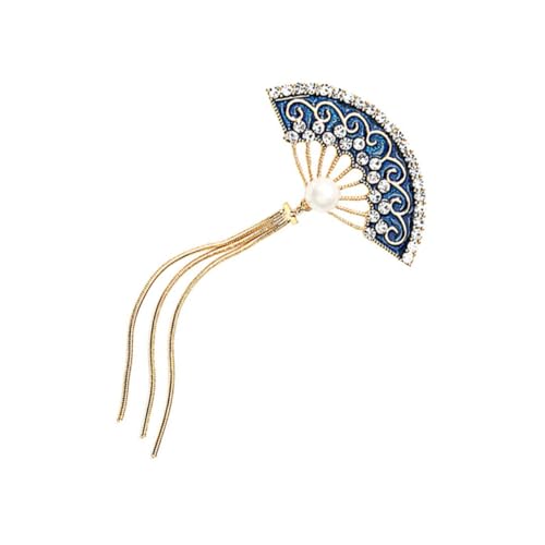 Hohopeti Damenbrosche mit Quasten und Emaille Temperamentvolle Anstecknadel für Kleidung Vielseitiger Modeschmuck Gold Blau für Party Hochzeit und Alltag Hohopeti Damenbrosche mit Quasten und Emaille Temperamentvolle Anstecknadel für Kleidung Vielseitiger Modeschmuck Gold Blau für Party Hochzeit und Alltag von Hohopeti