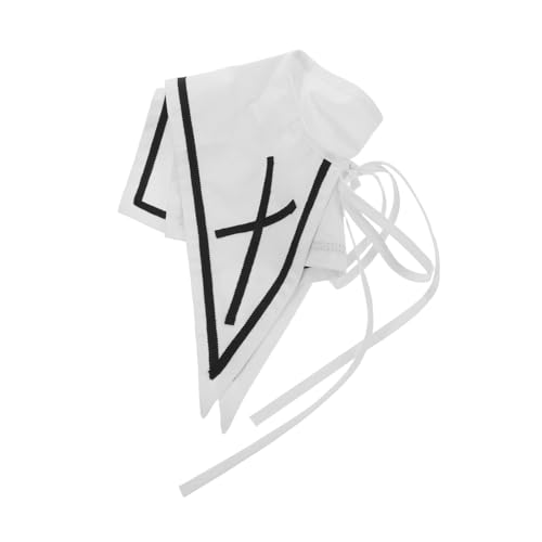 Hohopeti Detachable Vintage Fake Collar Weiß Modischer Abnehmbarer Dekorativer Kragen für Damen Blusen Kleider und Casual Look Einfach zu Reinigen Retro Stil für Parties und Alltag von Hohopeti