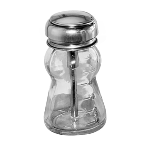 Hohopeti Dicke Glas pumpflasche für Nagellackentferner Leere Transparente Aufbewahrungsflasche mit Presspumpe Langlebig und Bruchsicher für Nagelkunst und Make up Entferner von Hohopeti