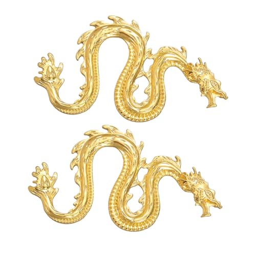 Hohopeti Drachenförmige Ohrstecker Goldfarbene Kreative Ohrringe Modische Statement accessoires Für Damen Und Mädchen Festliche Anlässe Alltag von Hohopeti