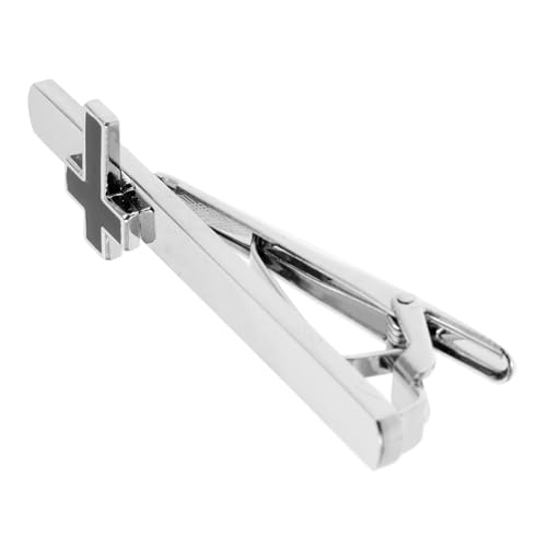 Hohopeti Einzigartige Krawattenklammer Kupfer mit Kreuzmotiv für Herren Stilvolle Bar für Business Hochzeit und Formelle Anlässe Vielseitiges Accessoire mit Symbolischem Design von Hohopeti