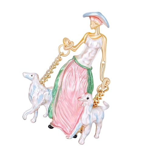 Hohopeti Elegante Damen Brosche mit Persönlichkeit Kreative Anstecknadel für Kleidung Modischer Brustpin in Verschiedenen Farben Stilvolles Geschenk für Frauen Langlebiges Material und von Hohopeti