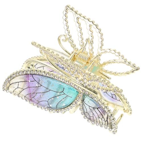 Hohopeti Elegante Glitzernde Schmetterlings haarklammer mit Farbverlauf Rutschfest und Robust Haarschmuck für Frauen Geeignet für Dickes und Langes Haar Modisches Accessoire für Alltag und Hohopeti Elegante Glitzernde Schmetterlings haarklammer mit Farbverlauf Rutschfest und Robust Haarschmuck für Frauen Geeignet für Dickes und Langes Haar Modisches Accessoire für Alltag und von Hohopeti