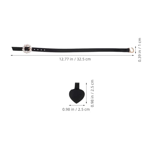 Hohopeti Elegante High Heel Schuhriemen mit Kunststoff perlen Anti rutsch schnalle Verstellbare Damen Knöchelriemen für Sicheren Halt und Komfortablen Sitz Modische Absatzschoner für Lose Hohopeti Elegante High Heel Schuhriemen mit Kunststoff perlen Anti rutsch schnalle Verstellbare Damen Knöchelriemen für Sicheren Halt und Komfortablen Sitz Modische Absatzschoner für Lose von Hohopeti