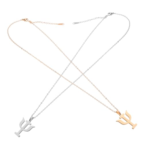 Hohopeti Elegante Kerzenhalter halskette aus Hautfreundlichem Edelstahl Gold und Silber Leichtes Langlebiges Damen schmuckstück mit Einzigartigem Symbolanhänger für Stilbewusste Frauen von Hohopeti