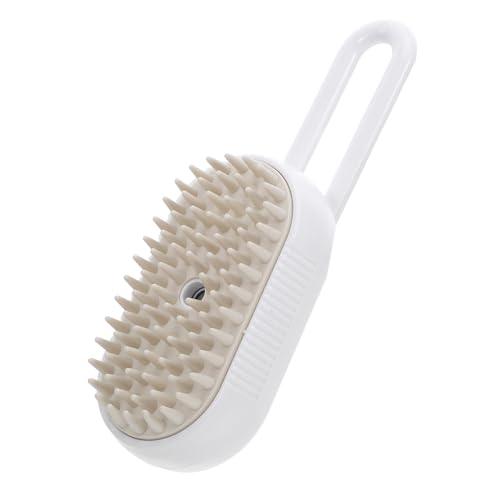 Hohopeti Elektrische Dampfbürste für Katzen und Hunde mit Integriertem Sprühsystem Rotierendes Massage und Reinigungsgerät Benutzerfreundliche Ein Knopf Bedienung Vielseitig für Fellpflege von Hohopeti