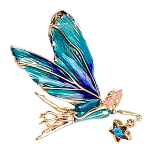 Hohopeti Elfen Brosche aus Hochwertiger Legierung Dekorative Anstecknadel für Damenkleidung Schal Mantel und Anzug Langlebiger Lapel Pin als für Weihnachten und Besondere Anlässe von Hohopeti