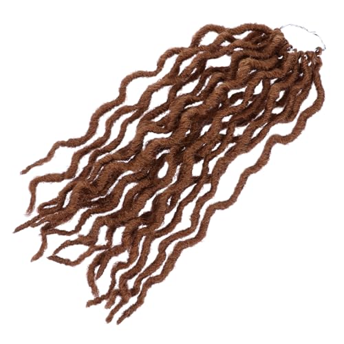 Hohopeti Faux Locs Crochet Braid Perücke Damen Häkelzöpfe Kunsthaar Weich Stylisch Party Geeignet Einfache Pflege Trendiges Design von Hohopeti