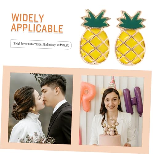 Hohopeti Fruchtohrringe Damen Ohrstecker Leicht Obst Design Sommer Schmuck Niedlich Süße Ohrstecker für Frauen Alltag Alltagsschmuck von Hohopeti