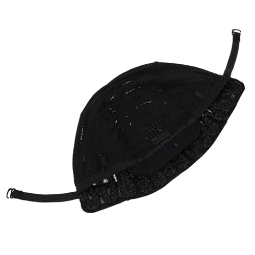 Hohopeti Geflochtene Perückenkappe aus Elastischem Material Dehnbar und Bequem Verhindert Verrutschen Schützt Kopfhaut Einstellbare für Damen zum Flechten und Wig Making von Hohopeti