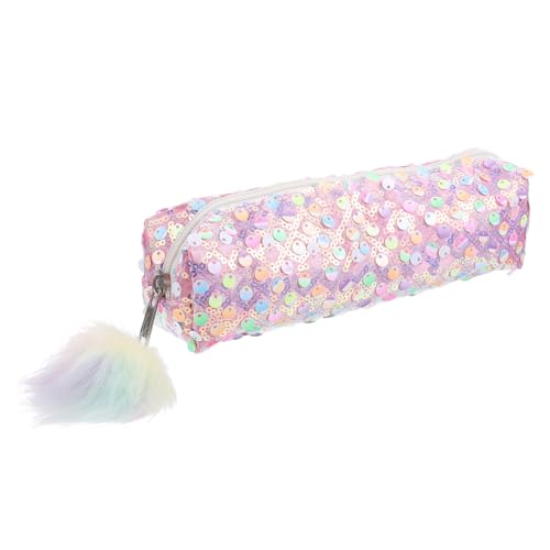 Hohopeti Glitzer Federmäppchen Stiftemäppchen mit Pailletten Design Leichtes Waschbares Schüler Stifteetui für Schreibwaren und Kosmetik Praktische Aufbewahrungstasche für Schule und von Hohopeti