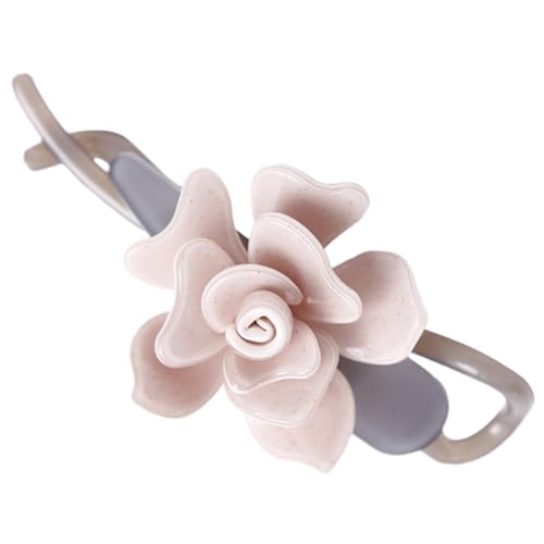 Hohopeti Große Blüten Haarklammer aus Kunststoff Rutschfester Haarclip mit Starker Fixierung Leichter Haarschmuck für Dickes und Dünnes Haar Modischer Blumen Clip für Damen und Alltag von Hohopeti