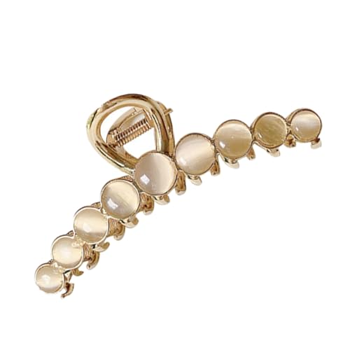 Hohopeti Große Haarklammer Damen Eleganter Haarkralle aus Legierung mit Katzenaugenoptik Rutschfestes Haar accessoire für Stilvolle Frisuren bei Alltag und Besonderen Anlässen Hohopeti Große Haarklammer Damen Eleganter Haarkralle aus Legierung mit Katzenaugenoptik Rutschfestes Haar accessoire für Stilvolle Frisuren bei Alltag und Besonderen Anlässen von Hohopeti