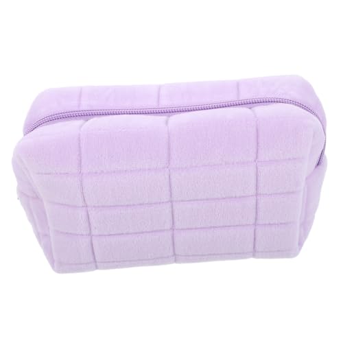 Hohopeti Große Makeup Tasche aus Weichem Plüsch Multifunktionale Kosmetiktasche mit Großem Stauraum Tragbare Schminktasche für Reisen und Alltag Praktischer Organizer für Beauty Essentials von Hohopeti