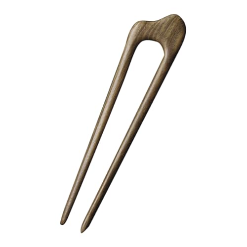 Hohopeti Grüne Sandelholz Haarnadel U Förmig Langlebig Eleganter Haarschmuck für Damen Hochsteckfrisuren Dutt Zubehör Vielseitig für Hochzeit Party von Hohopeti