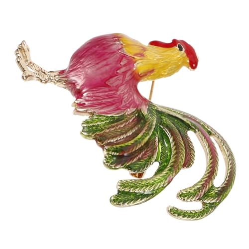 Hohopeti Hahnbrosche Damen Metall Tierbrosche Anstecknadel Robuste Modebrosche für Kleidung und Hut Geschenkidee für Frauen und Freunde Hohopeti Hahnbrosche Damen Metall Tierbrosche Anstecknadel Robuste Modebrosche für Kleidung und Hut Geschenkidee für Frauen und Freunde von Hohopeti