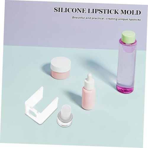 Hohopeti Handgefertigte Lippenstiftform aus Lebensmittelechtem Silikon mit Praktischem Ständer DIY Lippencreme mould für Mädchen zur Herstellung Individueller Lippenpflegeprodukte von Hohopeti