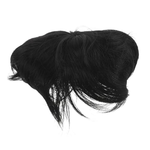 Hohopeti Herren Haarteil Atmungsaktiver Haar Topper für Dünner Werdendes Haar Nahtlose Integration Bequemes Tragen Langlebig und Realistische für Täglichen Gebrauch und Cosplay von Hohopeti