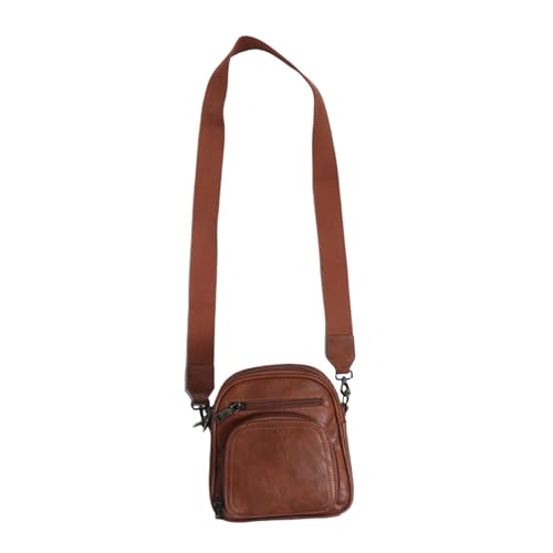 Hohopeti Kleine Damen Crossbody Geldbörse aus Strapazierfähigem PU-Material mit Verstellbarem Schultergurt Multifunktional mit Kartenfächern Modisch und Vielseitig für Alltag Arbeit und von Hohopeti