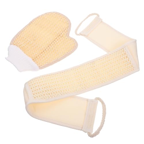 Hohopeti Komfortables Dusch reinigungspad mit Langem Rücken peeling handschuh Leichtes Hautfreundliches Bade handtuch zur Sanften Körperpflege und Effektiven Hauterneuerung von Hohopeti