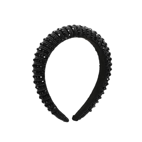 Hohopeti Kristall Strass Haarreif Damen Elegant Handgefertigt Barock Stil Haarschmuck Für Hochzeit Party Alltag Geschenk Für Frauen Mädchen von Hohopeti