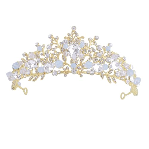 Hohopeti Krone Haarband Mädchen Prinzessin Diadem Haarschmuck Glitzer Stirnband für Geburtstag Hochzeit Party Fest mit Elegantem Design und Hochwertiger Verarbeitung von Hohopeti
