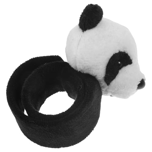 Hohopeti Kuscheliges Panda Slap Armband Plüscharmband Weiches Tiermotiv Leichtes Langlebiges Wristband Partydeko von Hohopeti
