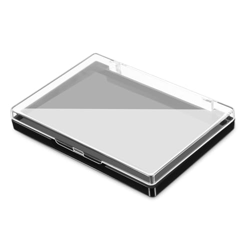 Hohopeti Leere Magnetische Make up palette mit Transparentem Deckel und Festem Boden Langlebige Kunststoff Lidschatten Blush aufbewahrung Einfache Reinigung Vielseitig für Highlighter und von Hohopeti