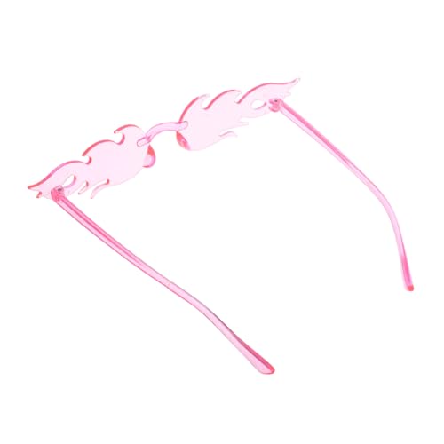 Hohopeti Leichte Randlose Damen Sonnenbrille mit Uv Schutz Modischem Flammendesign aus Robustem Pc Material für Sommer Halloween und Valentinstag Bequeme Trendbrille für Outdoor Aktivitäten Hohopeti Leichte Randlose Damen Sonnenbrille mit Uv Schutz Modischem Flammendesign aus Robustem Pc Material für Sommer Halloween und Valentinstag Bequeme Trendbrille für Outdoor Aktivitäten von Hohopeti