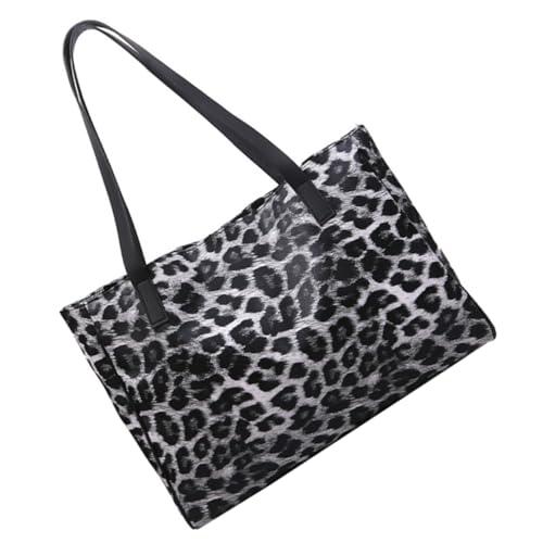 Hohopeti Leopardenmuster Umhängetasche für Damen Stilvolle Schultertasche mit Vielseitiger Nutzung für Shopping Reisen und Alltagsgebrauch Wiederverwendbar und Elegantes Design mit Feiner Hohopeti Leopardenmuster Umhängetasche für Damen Stilvolle Schultertasche mit Vielseitiger Nutzung für Shopping Reisen und Alltagsgebrauch Wiederverwendbar und Elegantes Design mit Feiner von Hohopeti