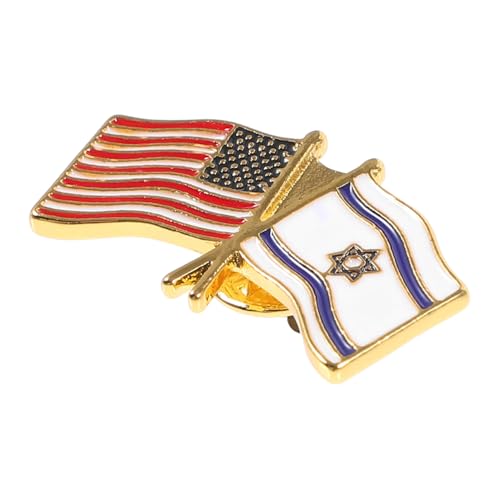Hohopeti Metallbrosche Israel Usa Flagge Anstecknadel aus Langlebiger Legierung Rostfrei Dekoratives Abzeichen für Kleidung Hut Zubehör Patriotisches Schmuckstück Hohopeti Metallbrosche Israel Usa Flagge Anstecknadel aus Langlebiger Legierung Rostfrei Dekoratives Abzeichen für Kleidung Hut Zubehör Patriotisches Schmuckstück von Hohopeti