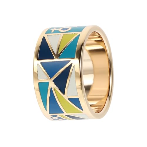 Hohopeti Modischer Schalring aus Titaniumbeschichtetem Edelstahl Glatte Oberfläche Rostfrei Verschleißfest für Damen Vielseitiger Schalverschluss Elegantes Halstuch accessoire von Hohopeti