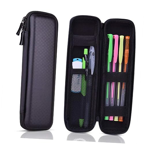 Hohopeti Handgeschriebenes Stiftetui Multifunktionale Stiftbox Mit Reißverschluss Stoff Pu-Kunststoff Kompakte Aufbewahrung Für Bleistift USB Kopfhörer Glatt von Hohopeti