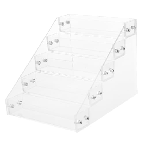Hohopeti Nail Polish Organizer Acryl Nagellack Regal Transparent Maniküre Aufbewahrung Nagellackständer Langlebig Praktisch für Kosmetik und Nageltechnik von Hohopeti