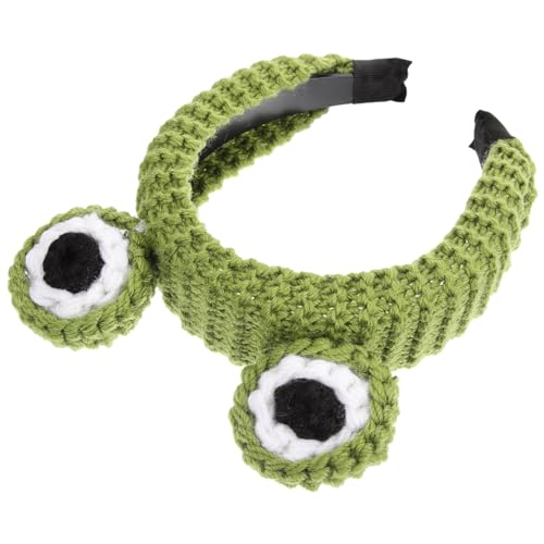 Hohopeti Niedliches Gestricktes Frosch stirnband für Damen Weich und Bequem für Gesicht Waschen Make up Spa und Hautpflege Elastisch Modisches Accessoire für Frauen und Mädchen von Hohopeti
