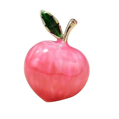 Hohopeti Obstbrosche Pfirsich form Emaille Anstecknadel Damen Modernes Kostüm Accessoire für Kleidung Tasche Schmuck von Hohopeti