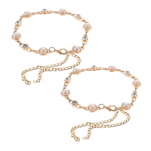 Hohopeti Perlenbesetzte Abnehmbare für High Heels Elastische Rutschfeste Knöchelketten mit Anhängern Strapazierfähiges Zubehör für Damen Schnelle Anbringung Werkzeug Vielseitig für Partys Hohopeti Perlenbesetzte Abnehmbare für High Heels Elastische Rutschfeste Knöchelketten mit Anhängern Strapazierfähiges Zubehör für Damen Schnelle Anbringung Werkzeug Vielseitig für Partys von Hohopeti