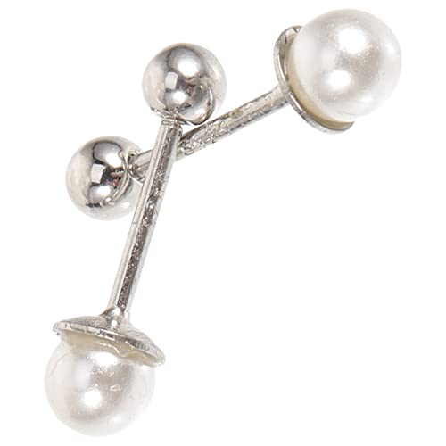 Hohopeti Perlenohrringe Ohrstecker Damen Hypoallergen Natürliche Süßwasserperlen Elegant Schlicht Alltag Festival Schmuck von Hohopeti