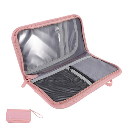 Hohopeti RFID Geschützte Reisemappe aus Oxford Kompakte Reise Dokumententasche mit Multifunktionalem Kreditkarten und Passhalter für Damen und Herren Leichte und Langlebige von Hohopeti