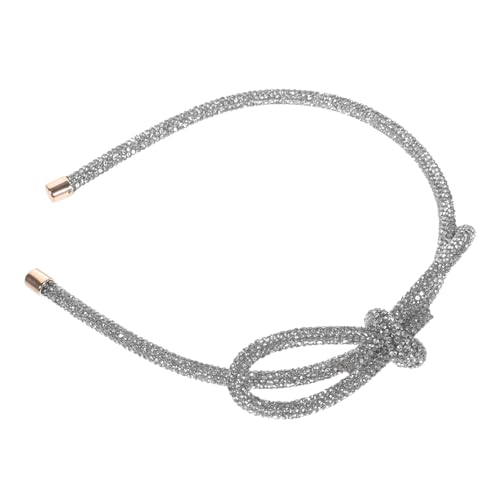 Hohopeti Rhinestone Haarschmuck Stirnband Damen und Mädchen Elegantes Langlebiges Haarband mit Schleife für Hochzeit Geburtstag und Festliche Anlässe Vielseitig Kombinierbar und Modisch von Hohopeti