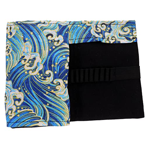 Hohopeti Roll-up Stiftetui Japanischen Stil Große Stifte-Rolle Für Künstler Und Studenten Zur Aufbewahrung Von Buntstiften Und Anderen Schreibutensilien Dekorativ Und Praktisch von Hohopeti