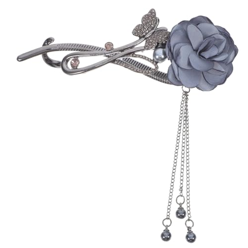 Hohopeti Rosé Haarklammer aus Langlebiger Legierung Rutschfest Komfortabel Sitzend Modischer Haarschmuck für Damen zum Fixieren von Dutts und Hochsteckfrisuren von Hohopeti