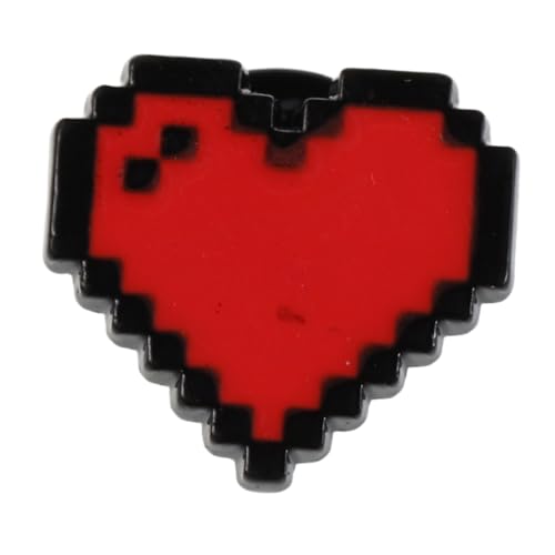 Hohopeti Rote Herz brosche Anstecknadel Pixel Herzform Zinklegierung Damen Kleidung Taschen Hüte Party Schmuck Valentinstag Accessoire Hohopeti Rote Herz brosche Anstecknadel Pixel Herzform Zinklegierung Damen Kleidung Taschen Hüte Party Schmuck Valentinstag Accessoire von Hohopeti