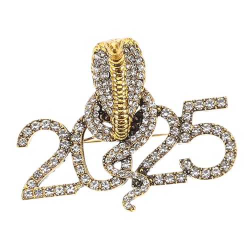 Hohopeti Schlangenbrosche mit Funkelnden Strasssteinen Dekorative Anstecknadel für Pullover und Anzüge Damenbrosche als Modisches Accessoire zum Chinesischen Neujahr Hohopeti Schlangenbrosche mit Funkelnden Strasssteinen Dekorative Anstecknadel für Pullover und Anzüge Damenbrosche als Modisches Accessoire zum Chinesischen Neujahr von Hohopeti