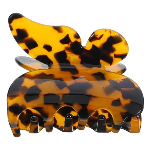 Hohopeti Schmetterling Haarklammer aus Robustem Acetat Leichter Haarschmuck mit Fester Fixierung für Damen Modischer Haarclip für Vielseitiges Styling und Einfache Anwendung Unterwegs von Hohopeti