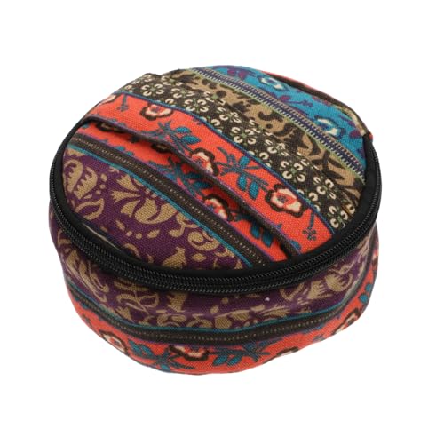 Hohopeti Schockfester Canvas Ätherische Öle Aufbewahrungsbeutel Flaschen Organizer Reiseetui für Toilettenartikel und Flüssigkeiten Praktischer Ölhalter für Outdoor und Zuhause von Hohopeti