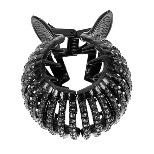 Hohopeti Strass Haarspange Damen Große Haarkralle Rutschfestes Langlebiges Styling Zubehör für Pferdeschwanz Volumen und Alltag Eleganter Haarschmuck für Frauen und Mädchen von Hohopeti