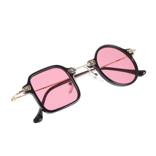 Hohopeti Stylische Unregelmäßige Outdoor Sonnenbrille für Damen und Herren Leichte Pc Materialien Zuverlässiger Uv Schutz Modisches Design für Sommer und Partys Komfortabel und Langlebig von Hohopeti