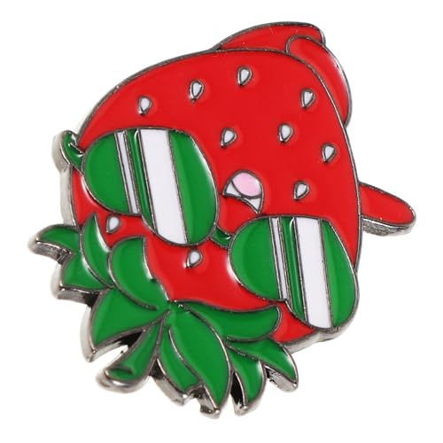 Hohopeti Süße Früchte Emaille Brosche Verspielte Orangefarbene Anstecknadel für Rucksäcke Jacken Hüte Shirts für Orange Shirt Day Robuste Langlebig von Hohopeti