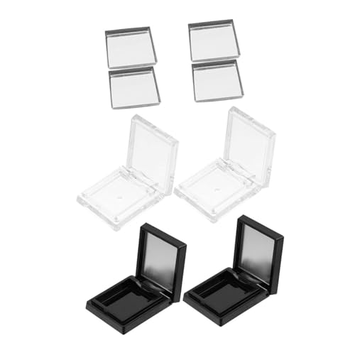 Hohopeti Transparente Kompakte Lidschatten mit Schwarzen und Klaren Kunststoffbehältern Sowie Metallpaletten Praktischer Make up Organizer für Unterwegs und Zuhause Hohopeti Transparente Kompakte Lidschatten mit Schwarzen und Klaren Kunststoffbehältern Sowie Metallpaletten Praktischer Make up Organizer für Unterwegs und Zuhause von Hohopeti